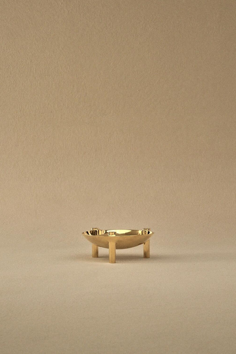 Nagel skål - messing